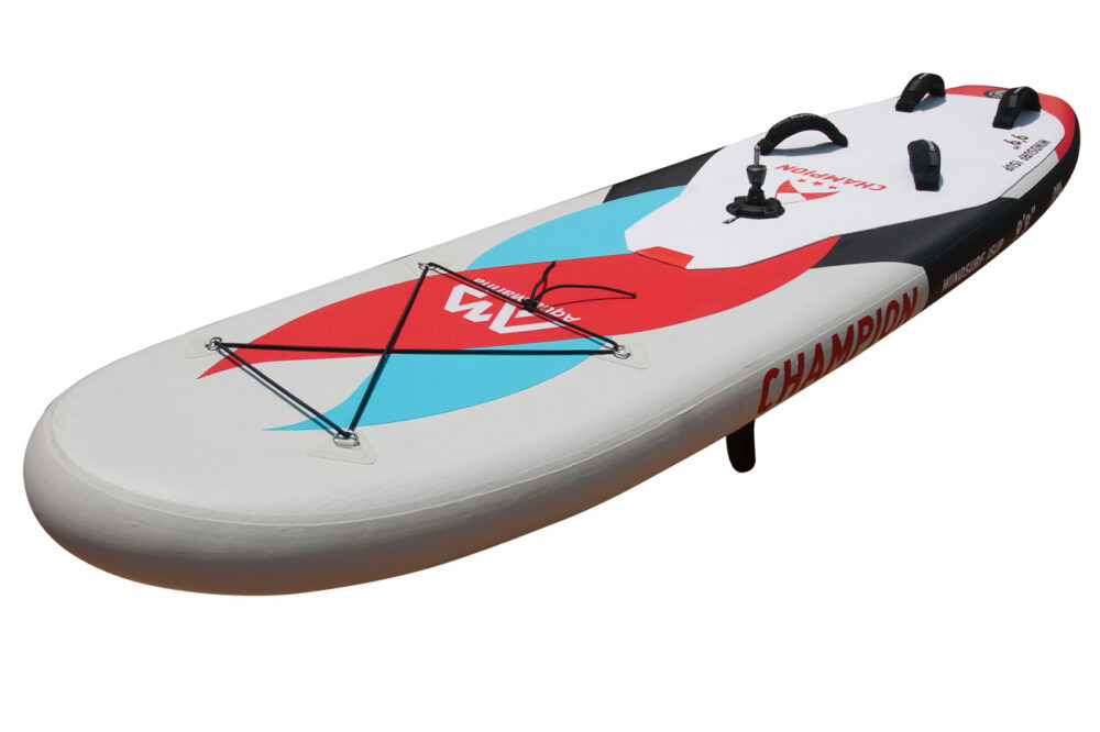 WINDSURF HINCHABLE AQUA MARINA CHAMPION 2018 · 9'9 "x 30" x 6 "/  Vela 3m2 - Imagen 4