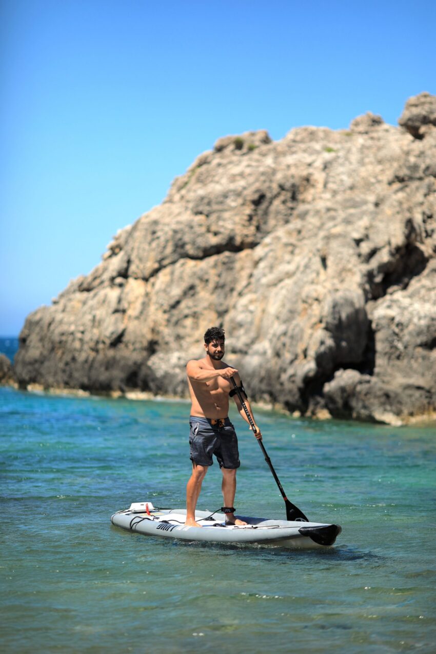 Paddle Surf hinchable de pesca Aqua Marina · Drift · 10’10″x38″x6″ · 110kg (max. 130kg) - Imagen 16