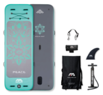 Paddle Surf hinchable yoga Aqua Marina · Peace 2019 · 9’9″x 39″x 6″· 125kg (max. 170kg)