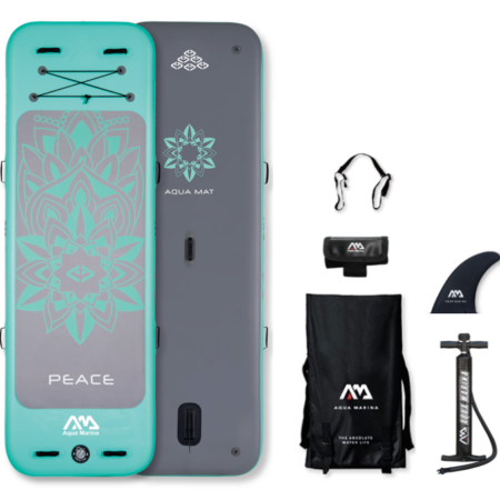 Paddle Surf hinchable yoga Aqua Marina · Peace 2019 · 9’9″x 39″x 6″· 125kg (max. 170kg)