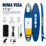 NUMA VEGA 11.6 Paddle Surf Hinchable 11’6″ x 32″ x 6″ | Tabla SUP Doble Capa Rápida y Estable hasta 150 kg