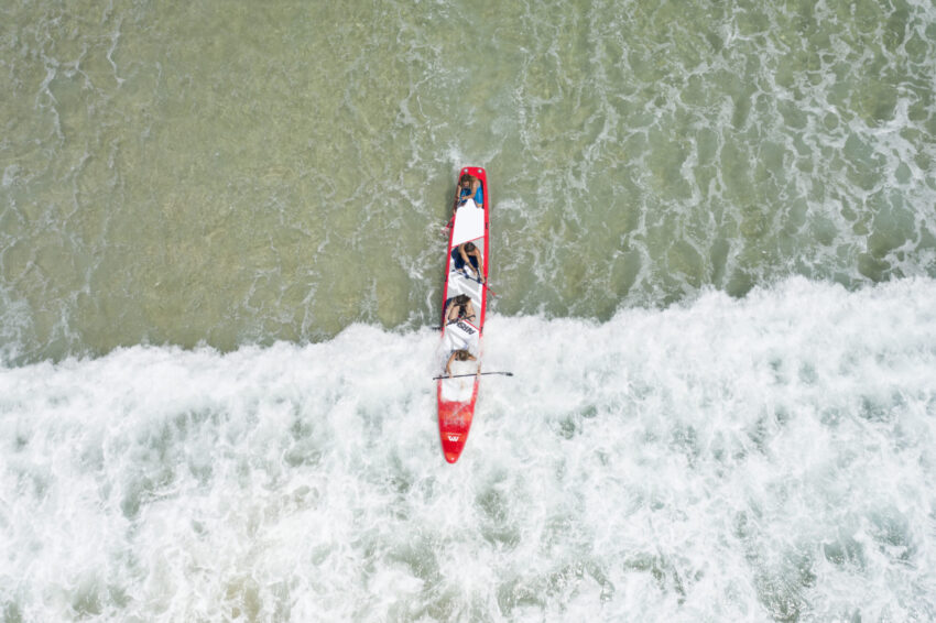 Paddle Surf hinchable 4p Aqua Marina · Air ship · 22'0″ x 34″x 8″· (máx. 460 kg) - Imagen 12