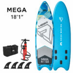 Aqua Marina MEGA 18’1” Paddle Surf Hinchable | Tabla SUP Gigante hasta 650 kg