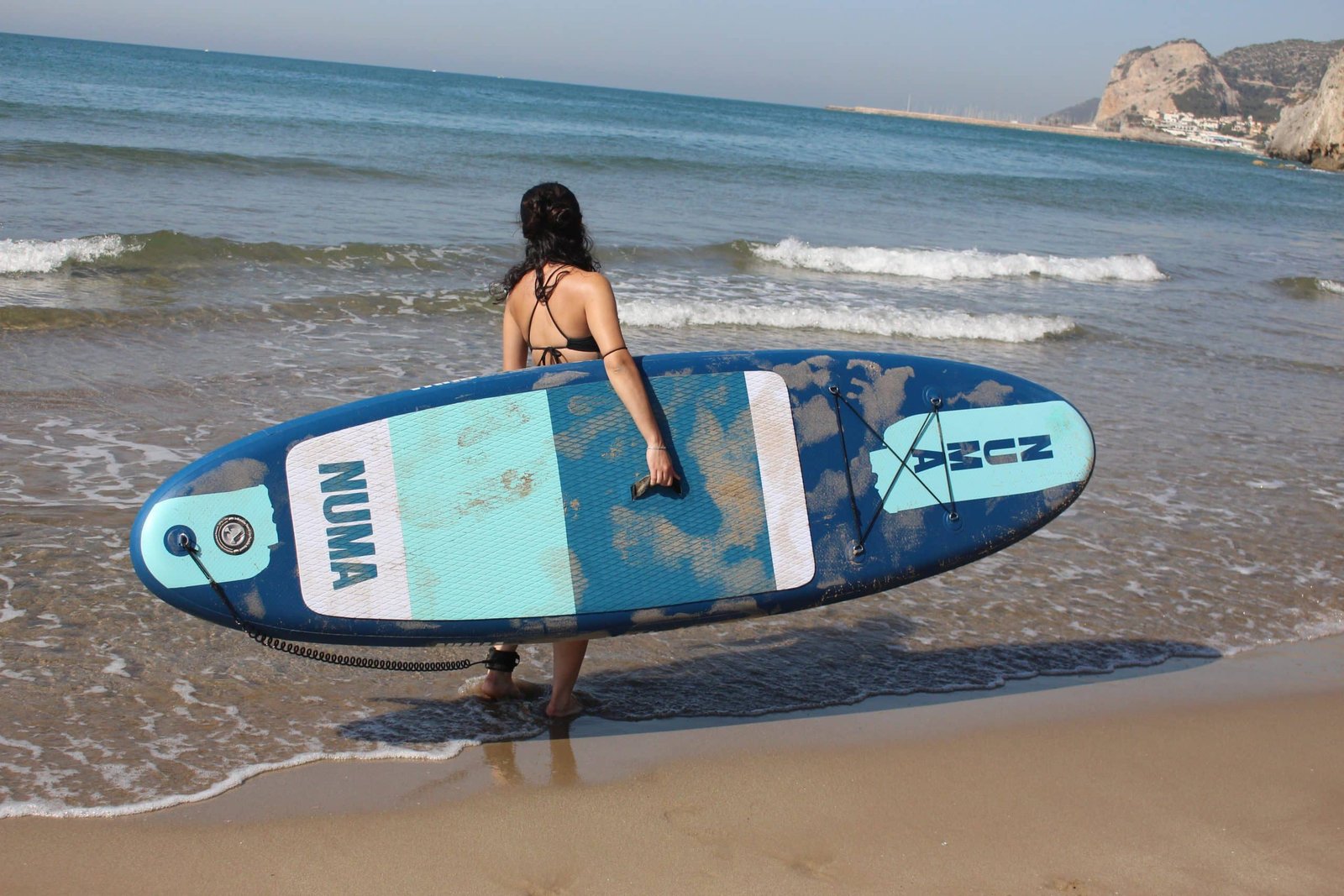 Tabla paddle surf hinchable (<130 kg) 1 o 2 personas 10' Itiwit azul