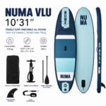 NUMA VLU Paddle Surf Hinchable Allround 10” | Tabla SUP Estable y Versátil hasta 130 kg