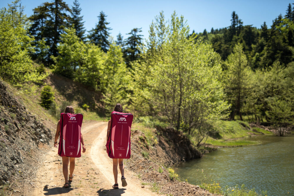 Bolsa de transporte para iSUP 86 x 43 x 21cm - BACKPACK S CORAL - Imagen 6