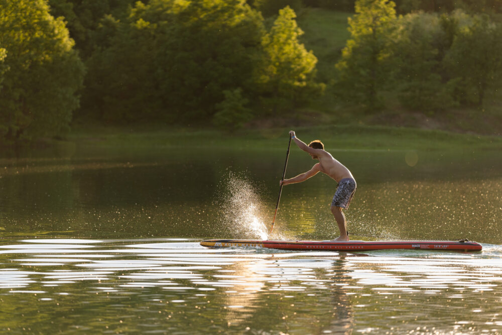 Paddle surf hinchable Aqua Marina · Race Elite · 14'6” x 25” x 6”· 70 · 100kg (máx. 150kg) - Imagen 19
