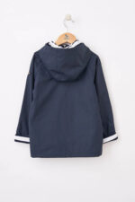 Chubasquero marinero de niñ@ con forro interior a rayas 100% impermeable - Batela - Imagen 4