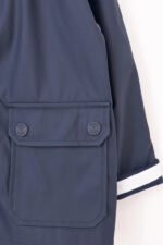 Chubasquero marinero de niñ@ con forro interior a rayas 100% impermeable - Batela - Imagen 6