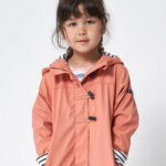 Chubasquero marinero de niña con botones de pez 100% impermeable - Batela