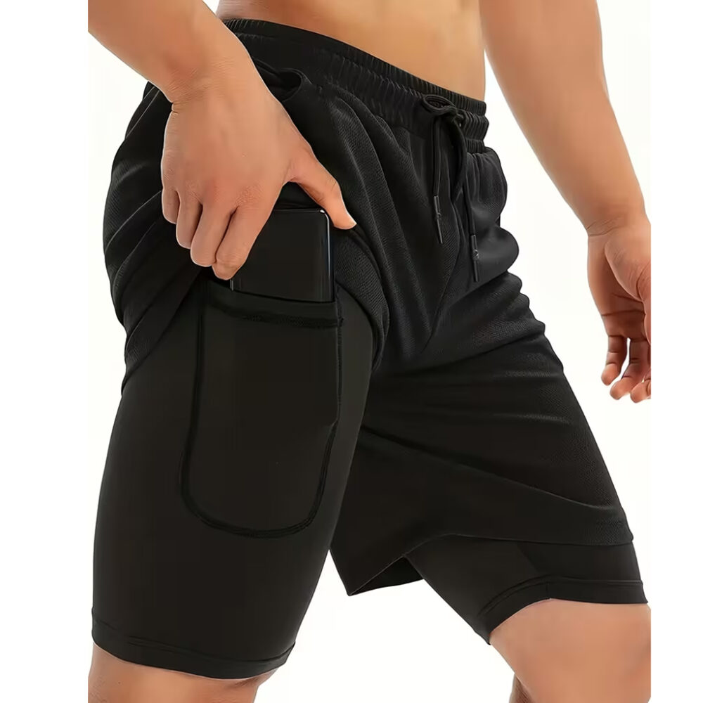 Pantalón deportivo Corto Sandset Vóley Playa + Malla Térmica | Pantalón Deportivo 2 en 1 Ligero y Transpirable - Imagen 3